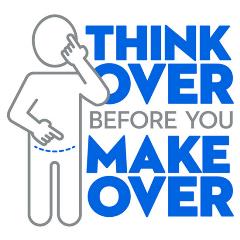Think Over before you make over logo